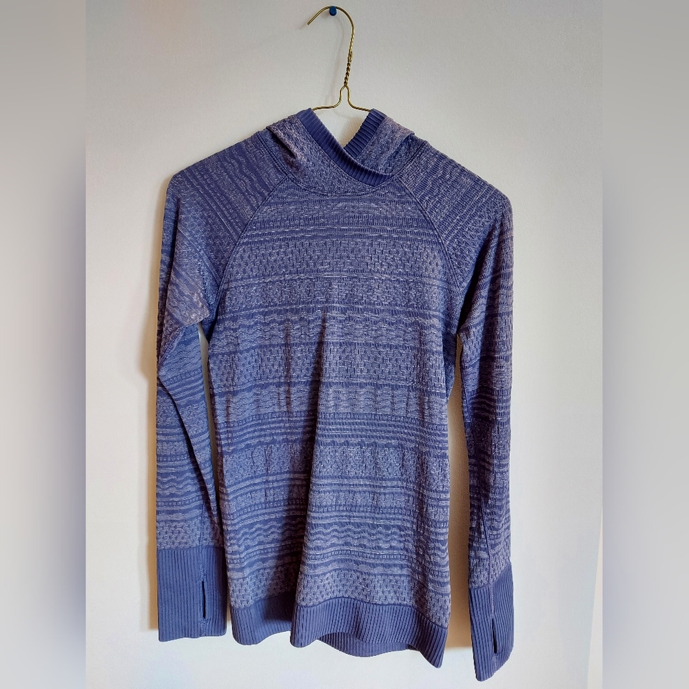 Lululemon Rest Less Hoodie Gatsby Blue Size 6